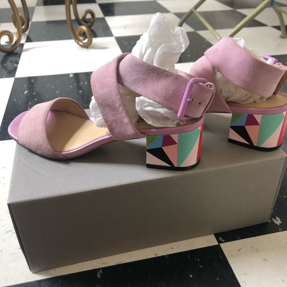 Katy Perry Margot Strappy Purple Sandals (run big) - Picture 5 of 16